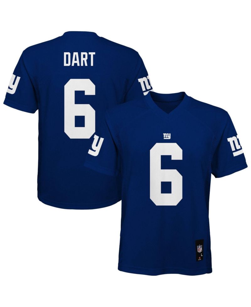 Big Boys and Girls Jaxson Dart Royal New York Giants Replica Jersey
