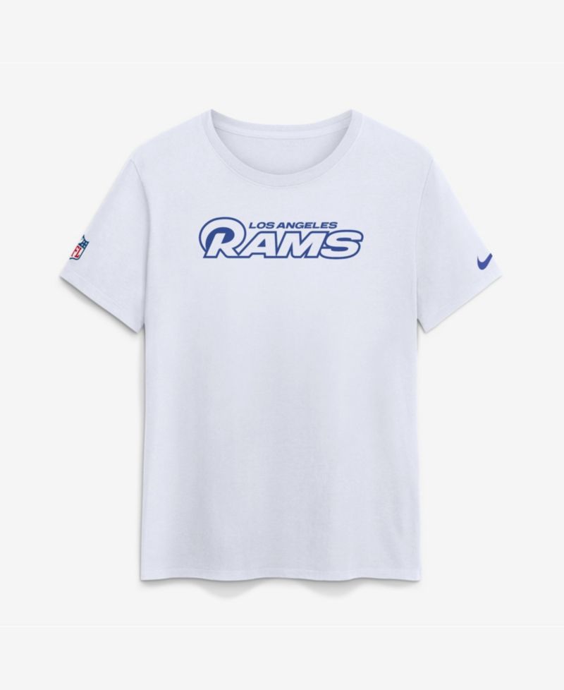 Women's Los Angeles Rams Fearsome Screen-Print Crewneck T-Shirt