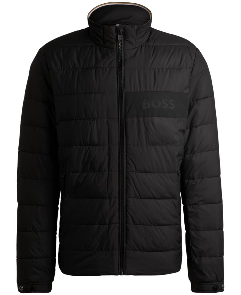 Men's Water-Repellent Logo Detail Jacket