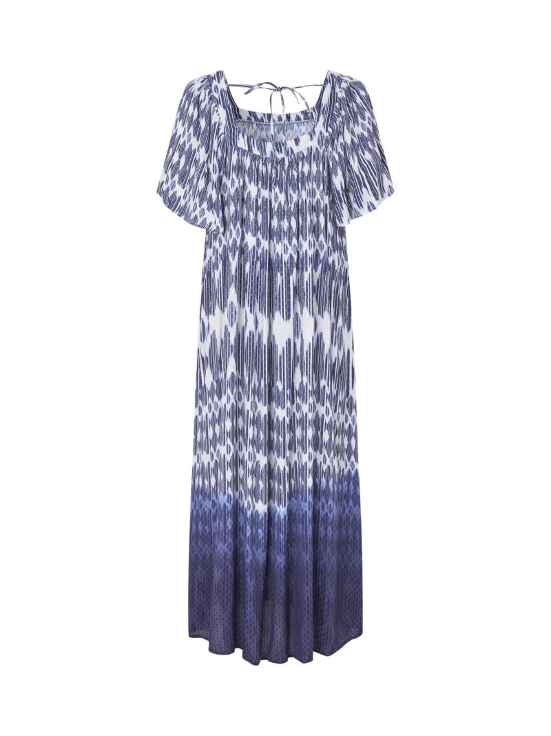 women's Square Neck Midi Dress