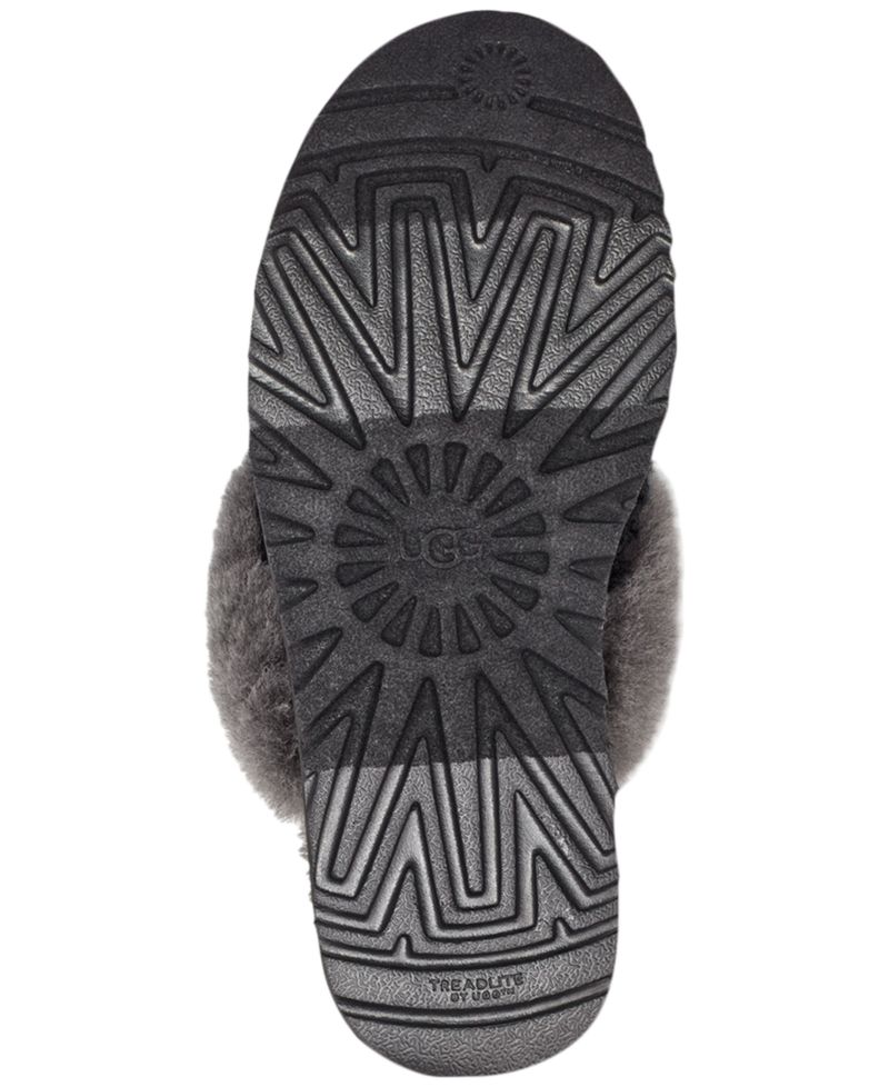 Women's Cozy Faux-Shearling Round Toe Slippers