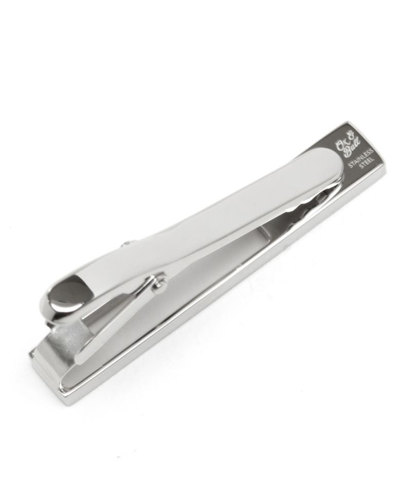 Men's Die Cut Metal Stainless Steel Tie Clip