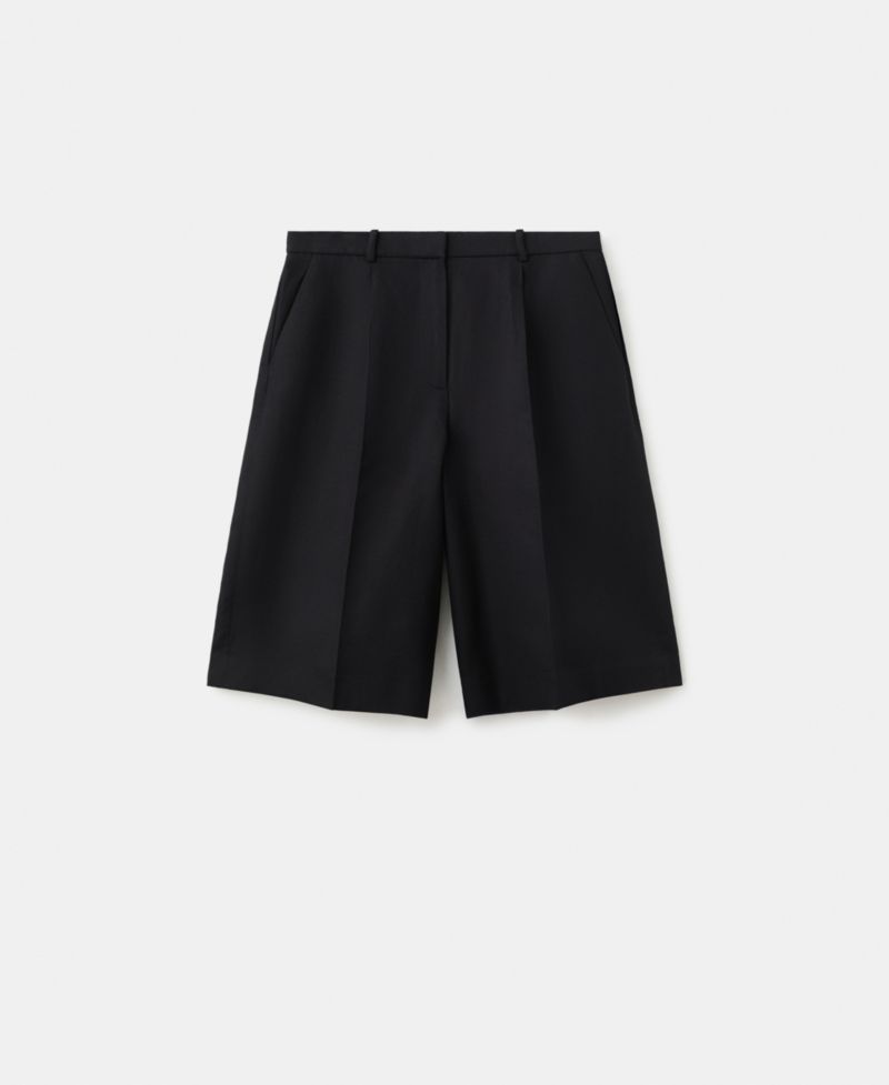 Women's Straight Linen Bermuda Shorts