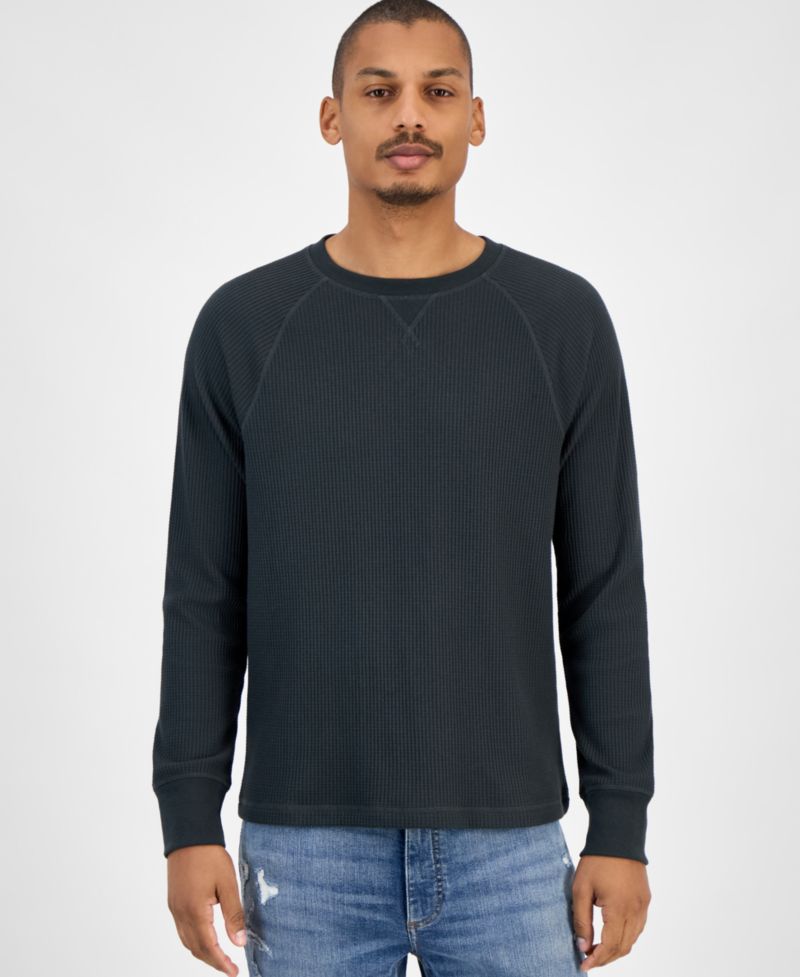 Men's Waffle-Knit Thermal Shirt