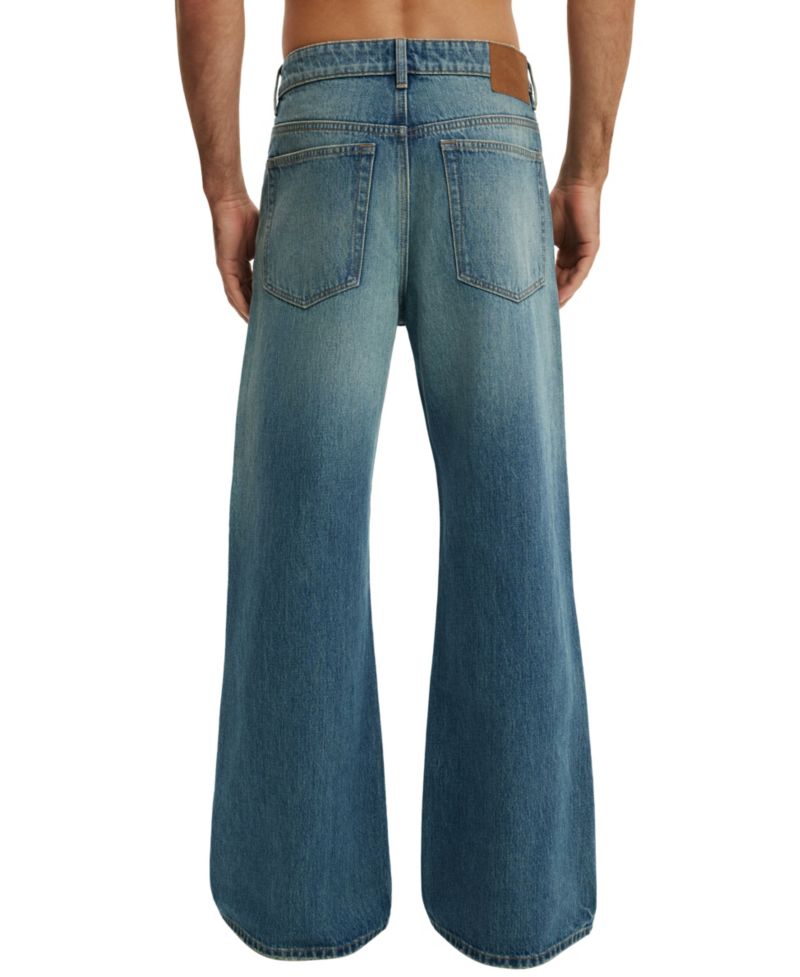 Men's Baggy Bootcut Jeans