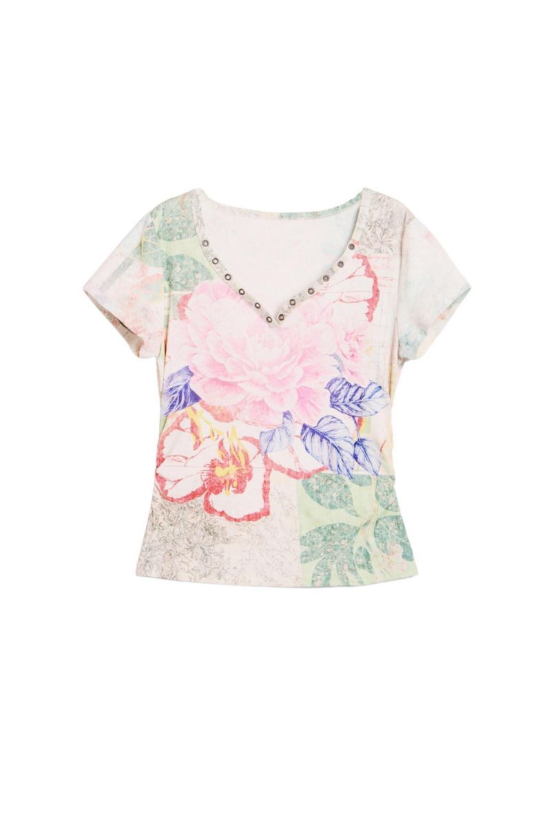 Women's Printed T-shirt 100% cotton