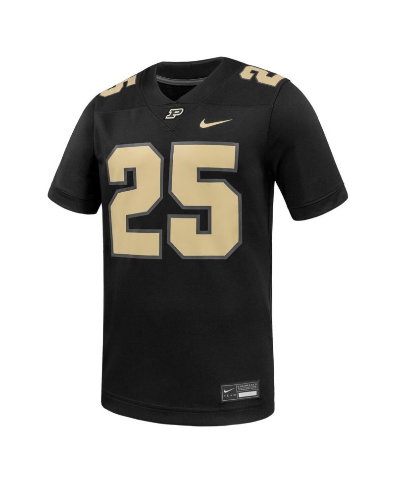 Men's 25 Black Purdue Boilermakers Untouchable Replica Game Jersey
