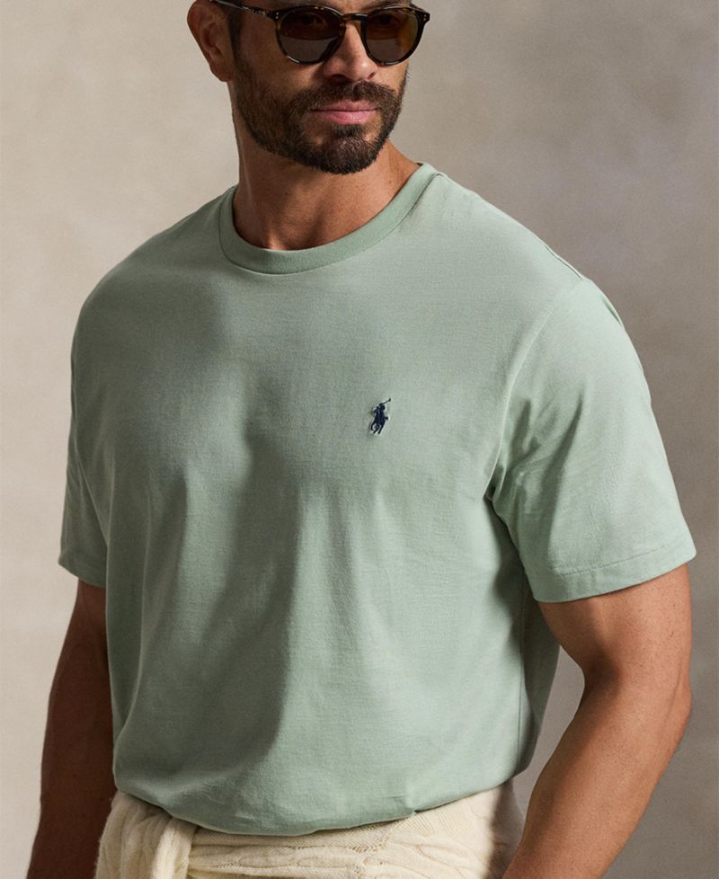 Men's Big & Tall Jersey Crewneck T-Shirt