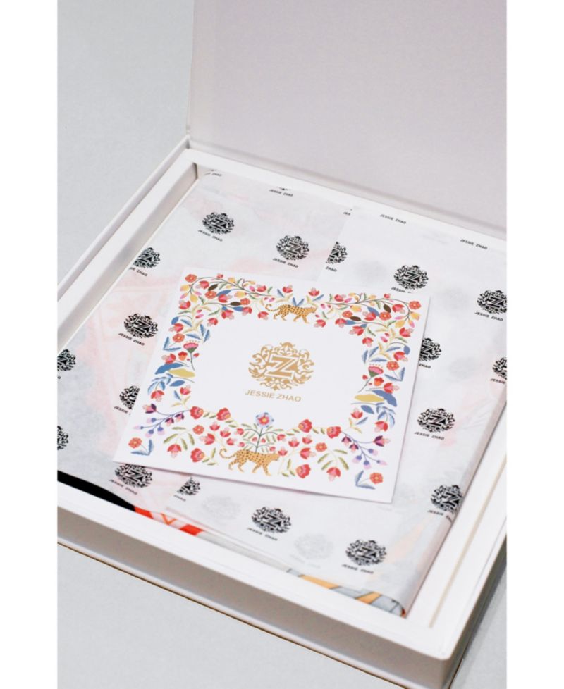 Festival Flora Double Sided Silk Scarf