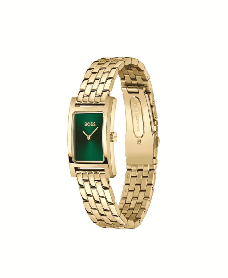 Women's Lucy Quartz Basic Slim Ionic Plated Thin Gold Steel Watch, 23mm