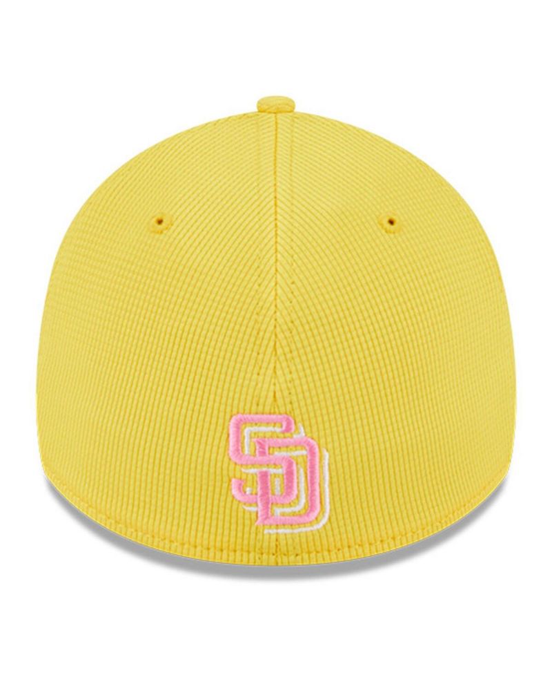 Men's Yellow San Diego Padres City Connect Batting Practice 39THIRTY Flex Hat