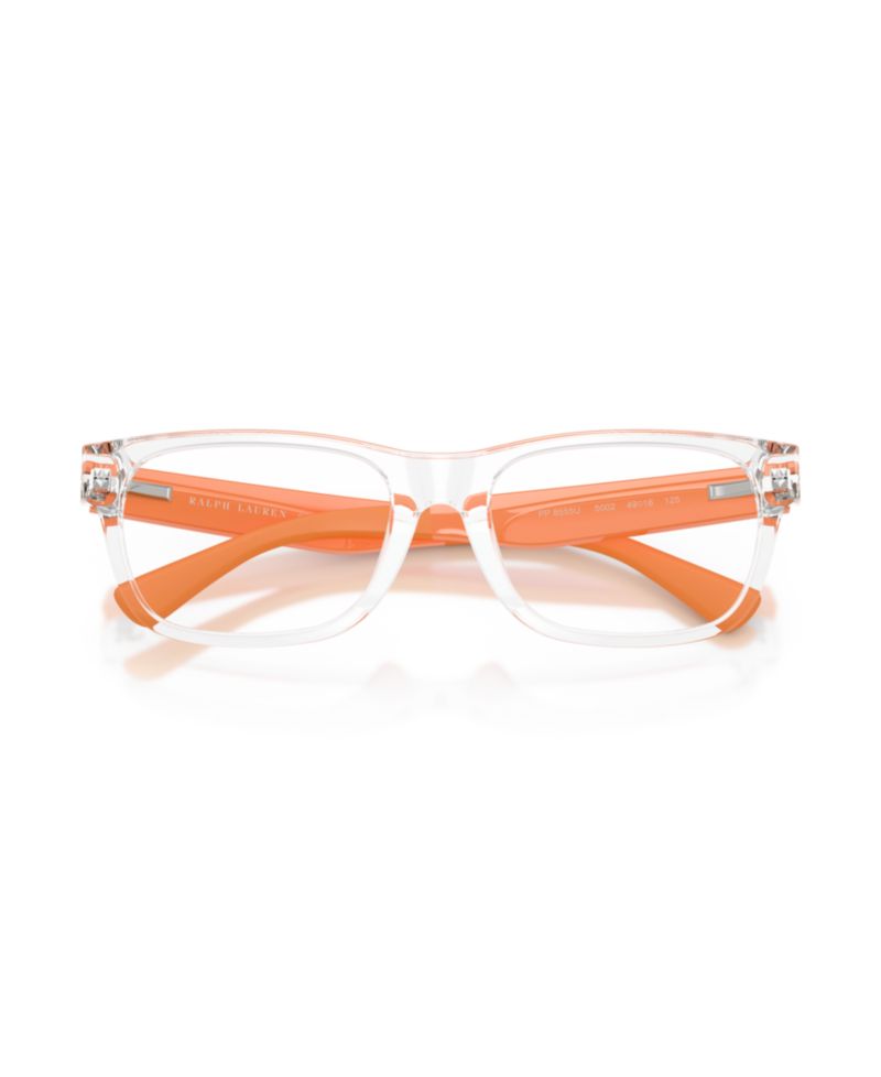 Kids Rectangle Plastic PP8555U Eyeglasses(Ages 07-10)