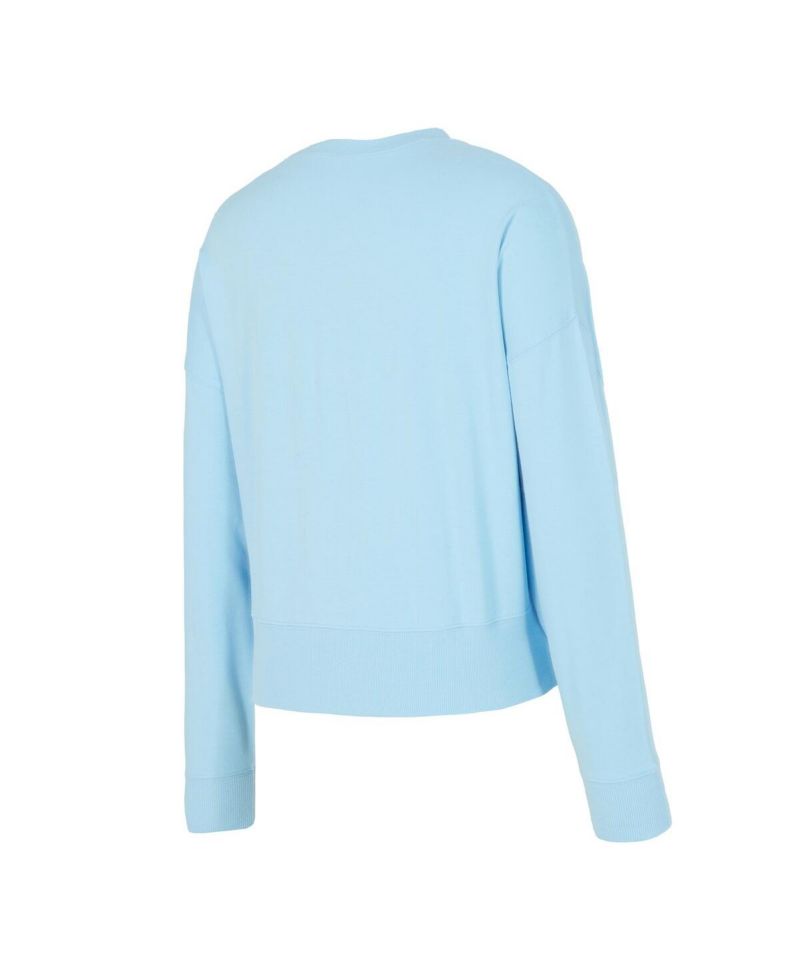 Women's Light Blue Toronto Maple Leaf's Tonal Pullover Tri-Blend Sweatshirt