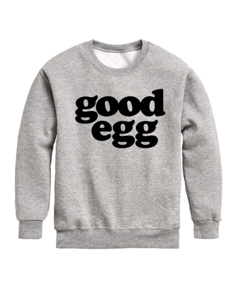 Big Boys Easter Good Egg Graphic Fleece Sweatshirt