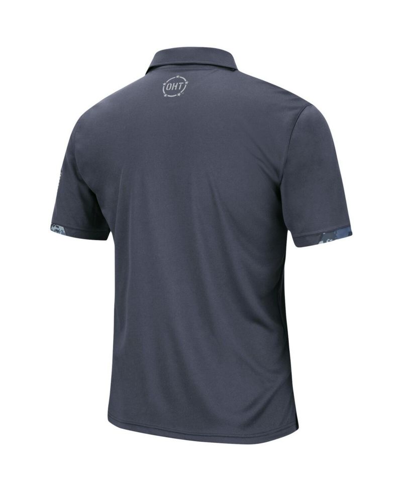 Men's Charcoal Penn State Nittany Lions Big and Tall OHT Military-Inspired Appreciation Digital Camo Polo Shirt