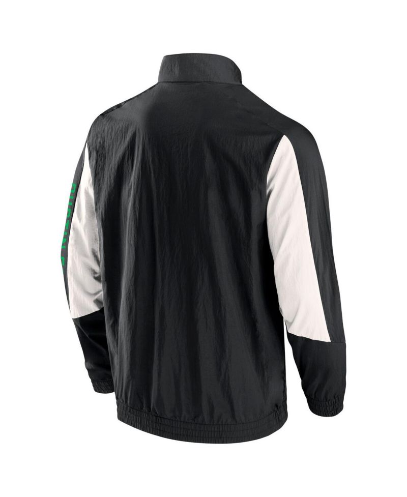 Men's Black Austin FC Net Goal Raglan Full-Zip Track Jacket