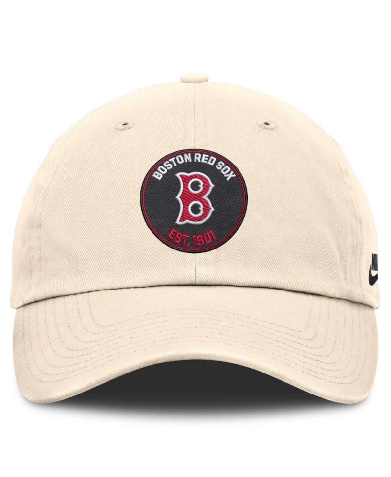 Men's Natural Boston Red Sox Cooperstown Collection Club Adjustable Hat