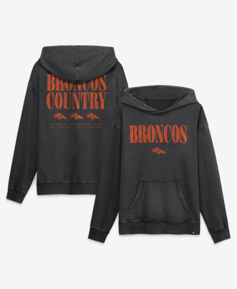 Men's Denver Broncos Intense Rivalry Relaxed-Fit French-Terry Hoodie
