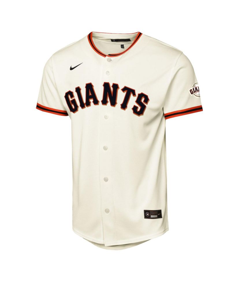 Big Boys and Girls Cream San Francisco Giants Home Stadium Jersey
