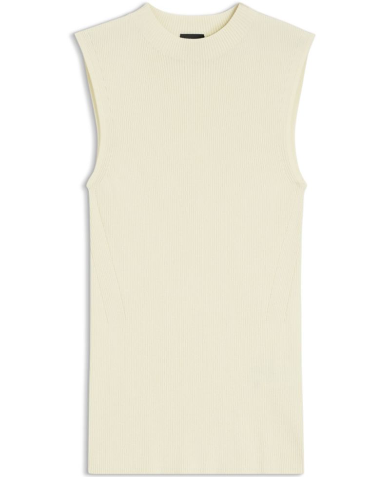 BOSS by Women's Slim-Fit Ribbed-Knit Top