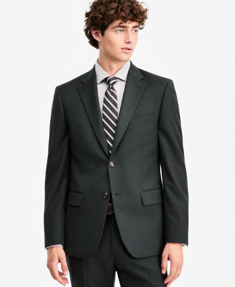 Men's Modern-Fit Flannel Suit Jacket