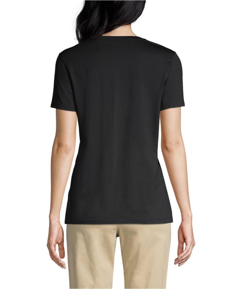 Women's Relaxed Supima Cotton V-Neck T-Shirt