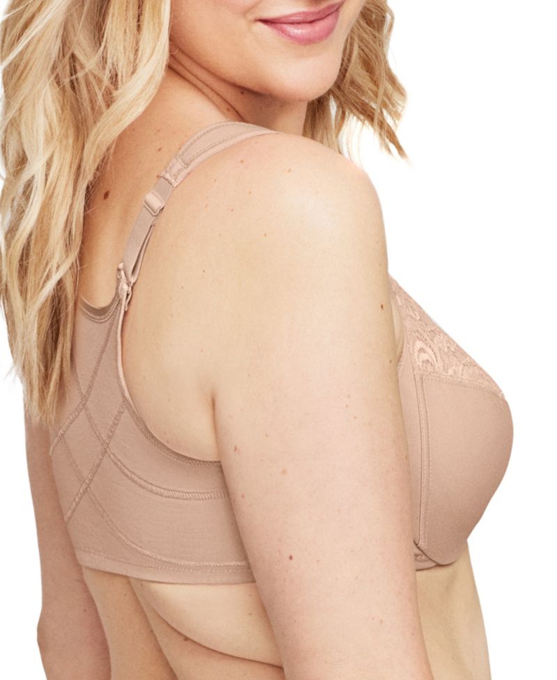 Plus Size WonderWire Front-Closure Underwire Bra