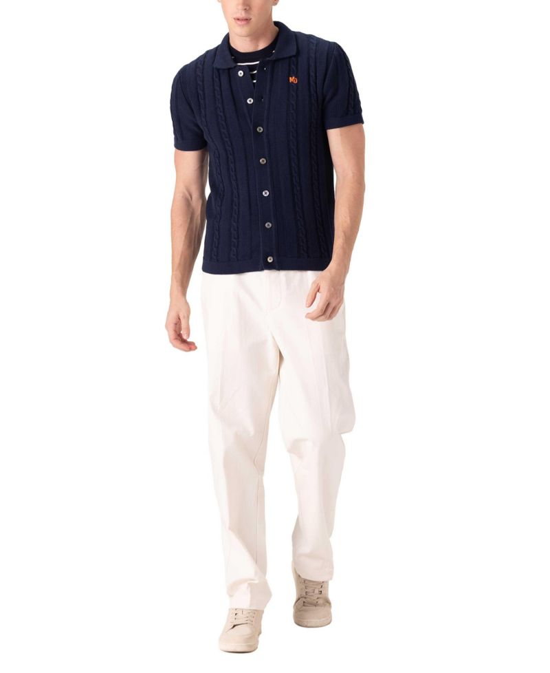 Men's JC Polo Cable Knit Sweater