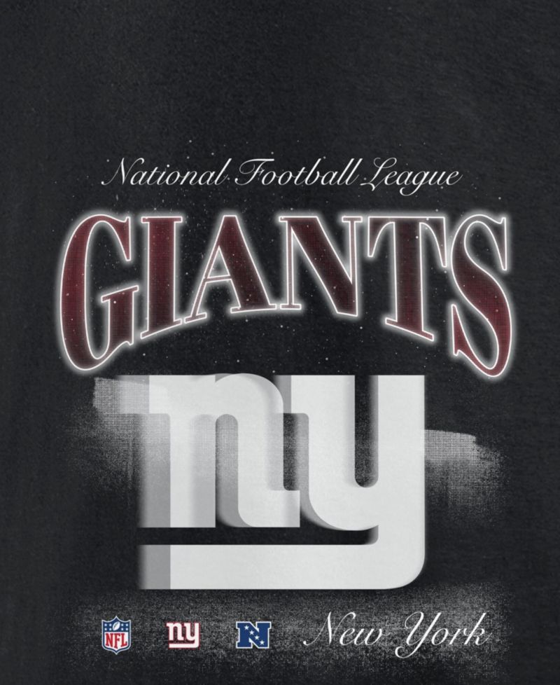 Men's Black New York Giants Nightfall Long Sleeve Fleece Hoodie