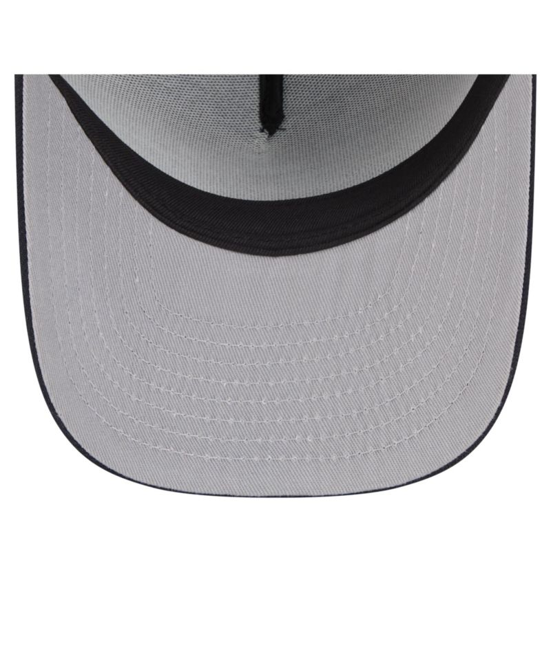Big Boys and Girls Navy New York Yankees Logo Fade A-Frame 9FIFTY Snapback Hat