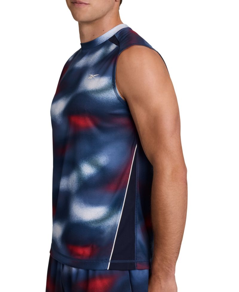Men's Ombre Logo Crewneck Tank Top