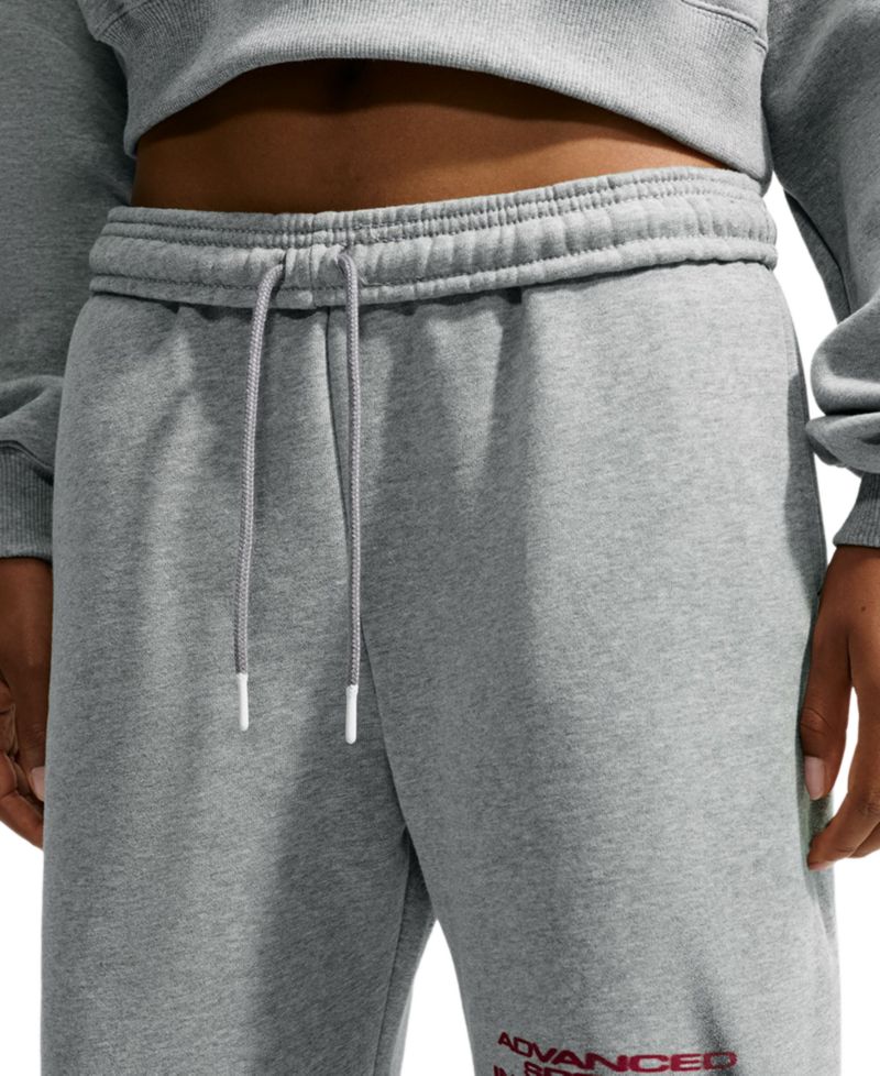 Women's Studio Fleece Medium Weight Oversized High-Rise Straight-Leg Graphic Pants
