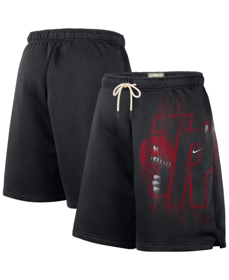 Men's Black Toronto Raptors 2026 Standard Issue Practice Icon Fleece Shorts