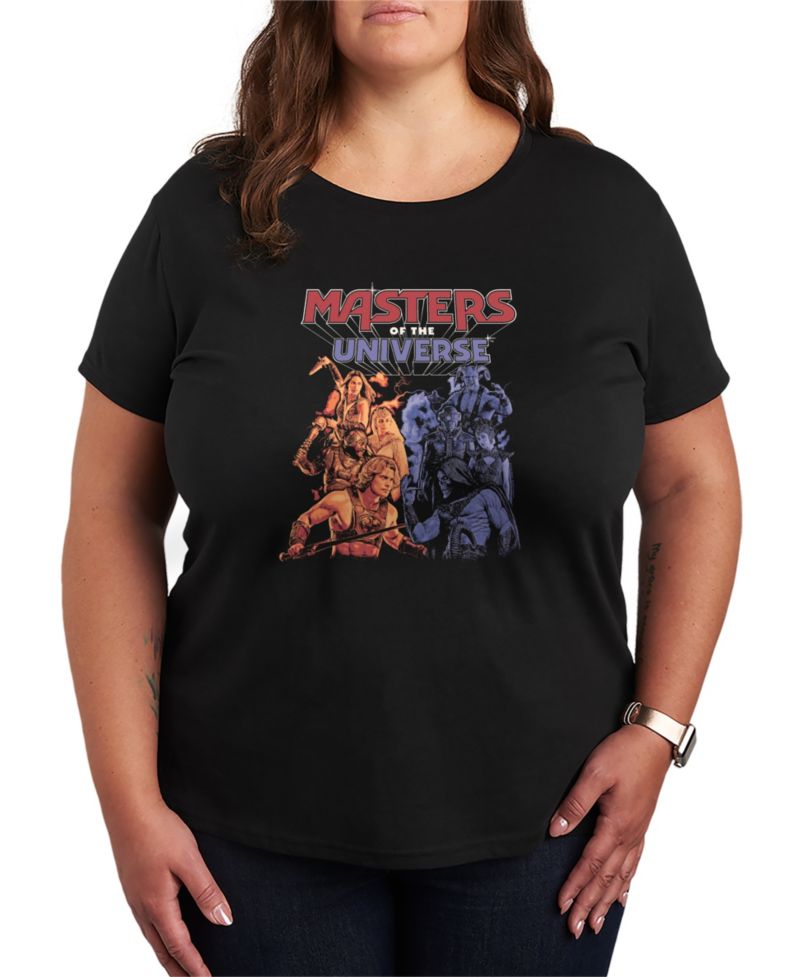 Plus Size Masters of the Universe Heroes and Villains Short-Sleeve Graphic T-Shirt