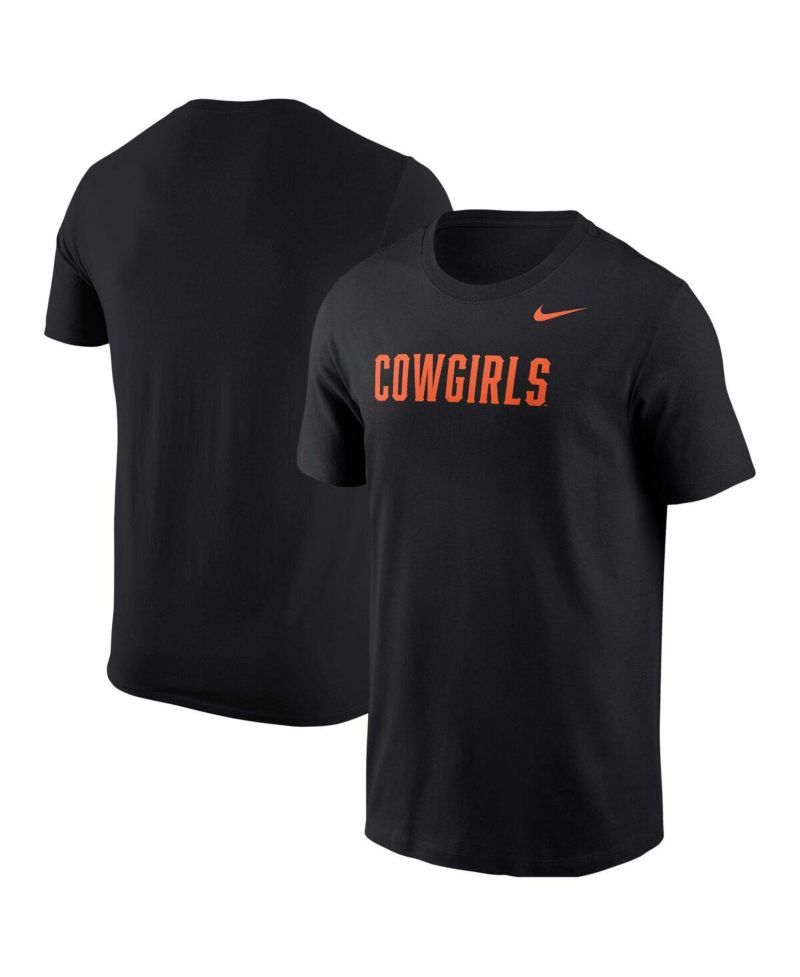 Men's Black Oklahoma State Cowboys Cowgirls Logo T-Shirt