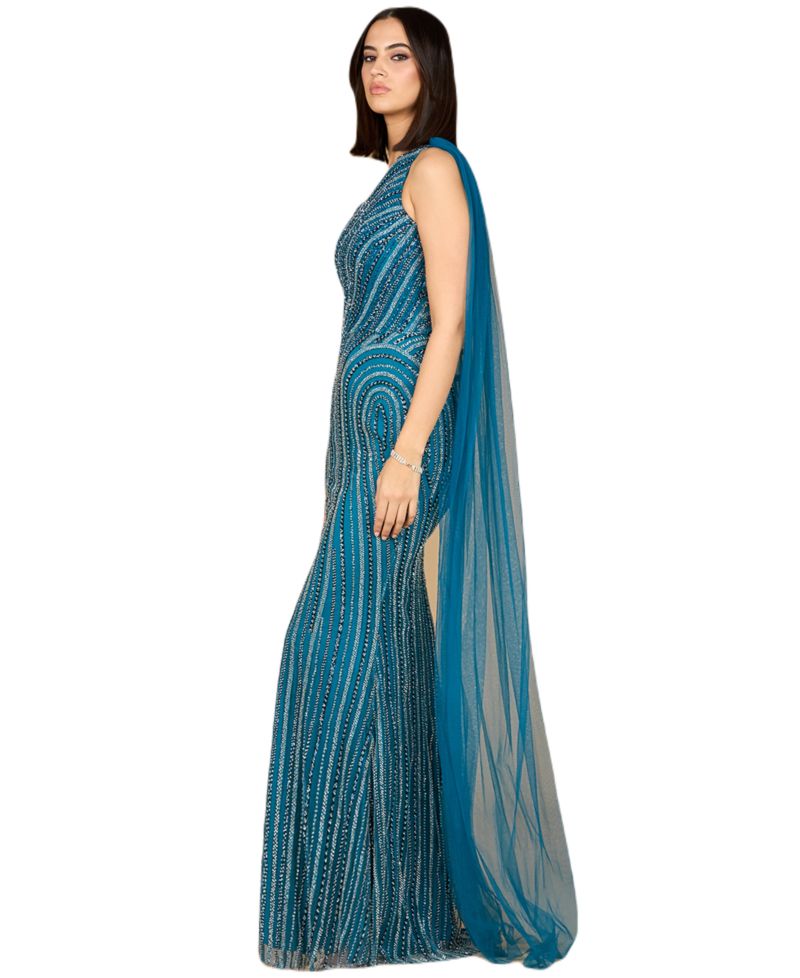 Women's One Shoulder Fitted Gown