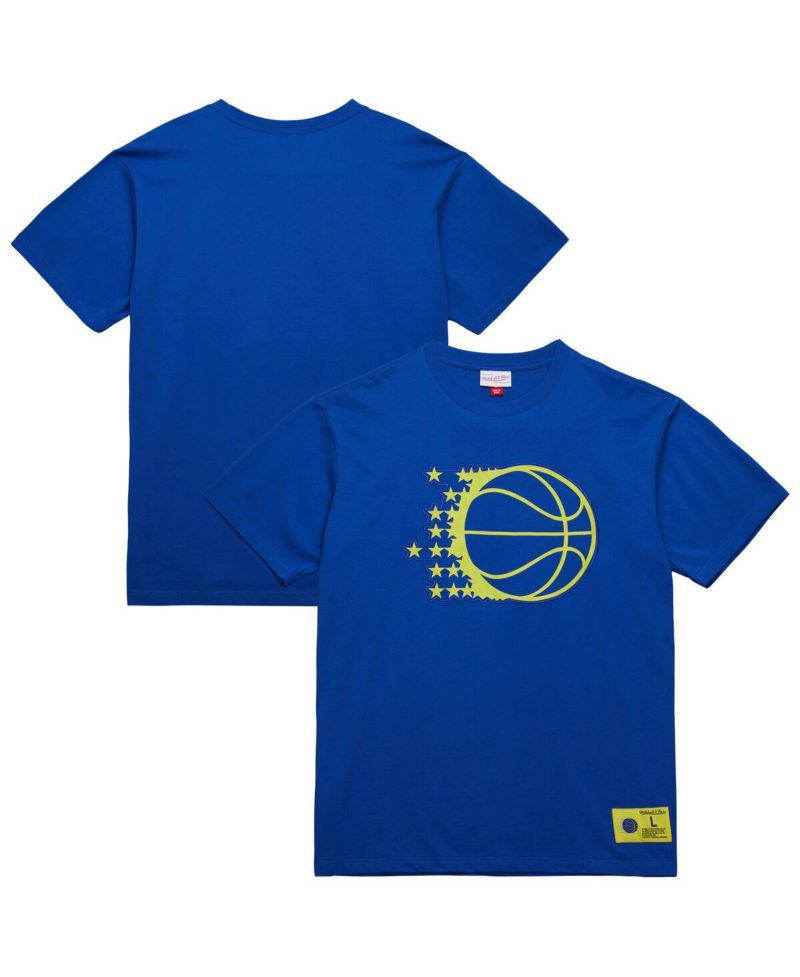 Men's Blue Orlando Magic Hardwood Classics Neon Nights Premium T-Shirt