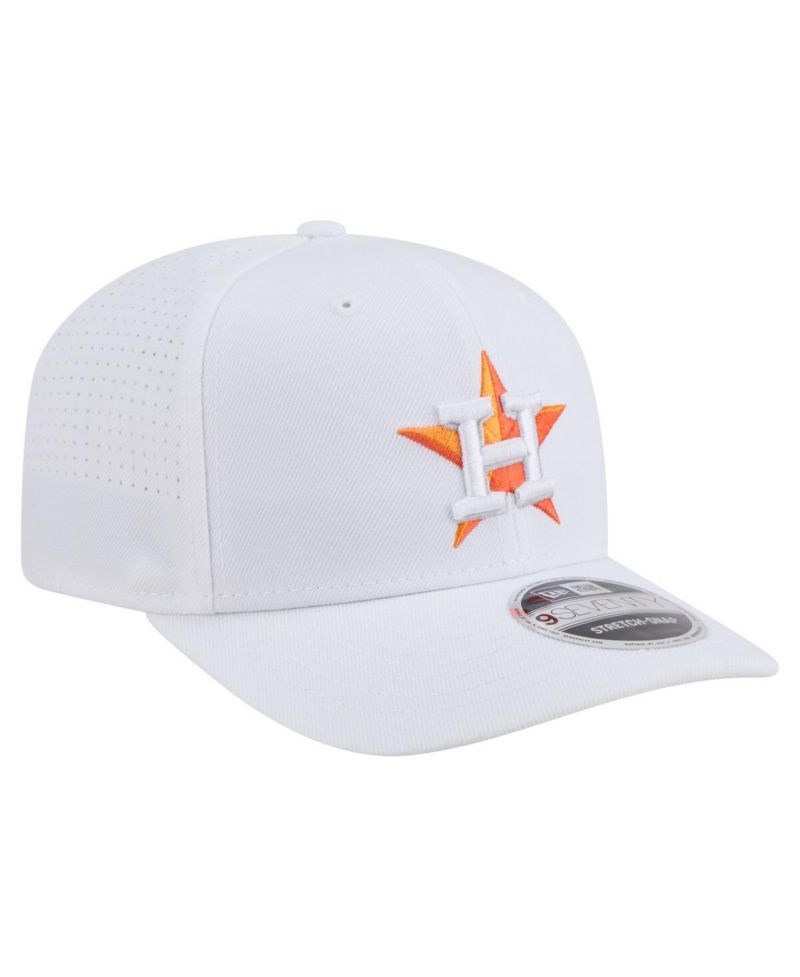 Men's White Houston Astros COOLERA 9SEVENTY Adjustable Hat
