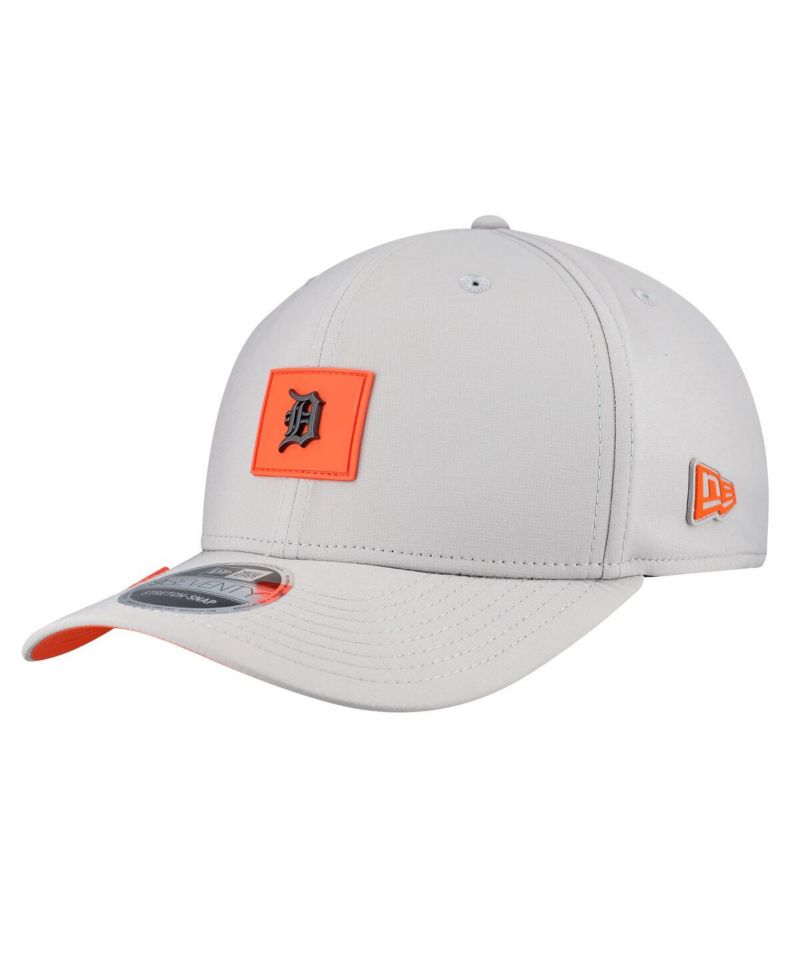 Men's Gray Detroit Tigers 2026 Clubhouse 9SEVENTY Adjustable Hat