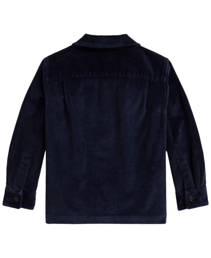 Boys' 2T-7 Cotton Corduroy Button-Front Shirt Jacket
