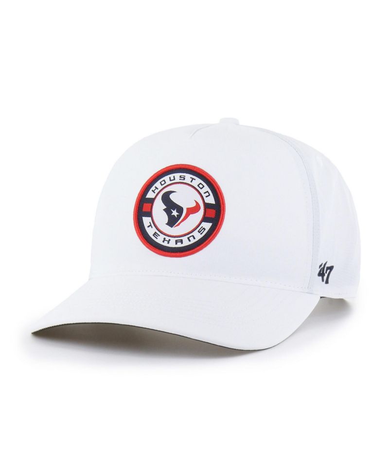 Men's White Houston Texans Strand Adjustable Hitch Hat