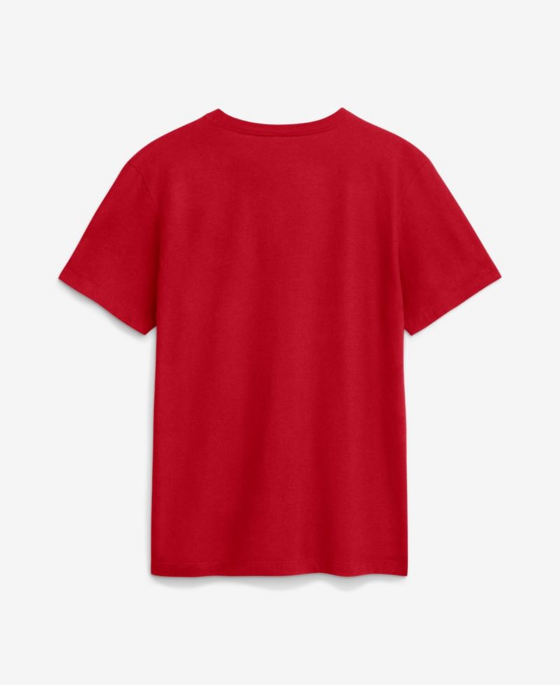Men's Red Cleveland Guardians Cooperstown Graphic T-Shirt
