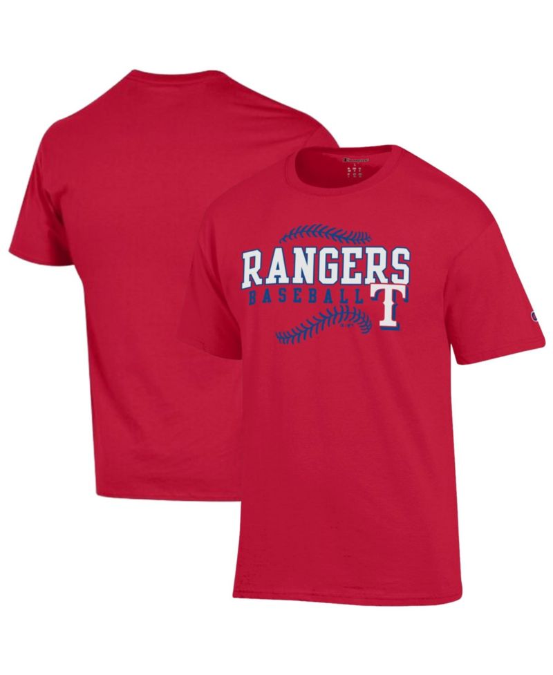 Men's Red Texas Rangers Baseball T-Shirt
