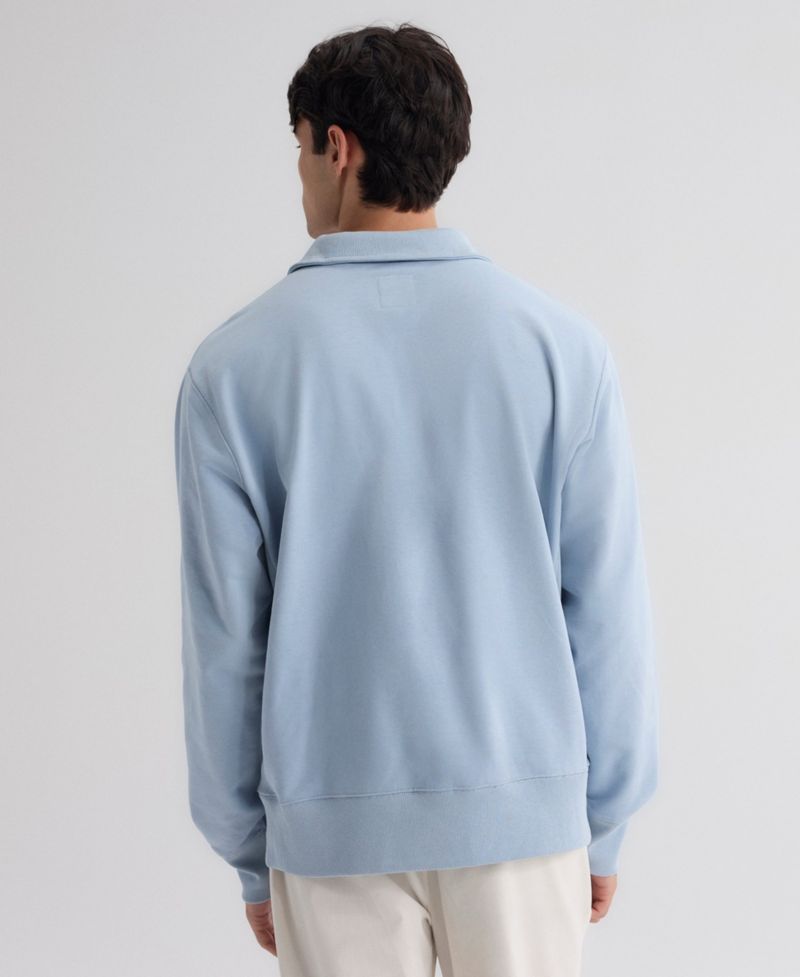 Men's Philadelphia Phillies Iconic Sideline Terry Relaxed-Fit Quarter-Zip Sweatshirt