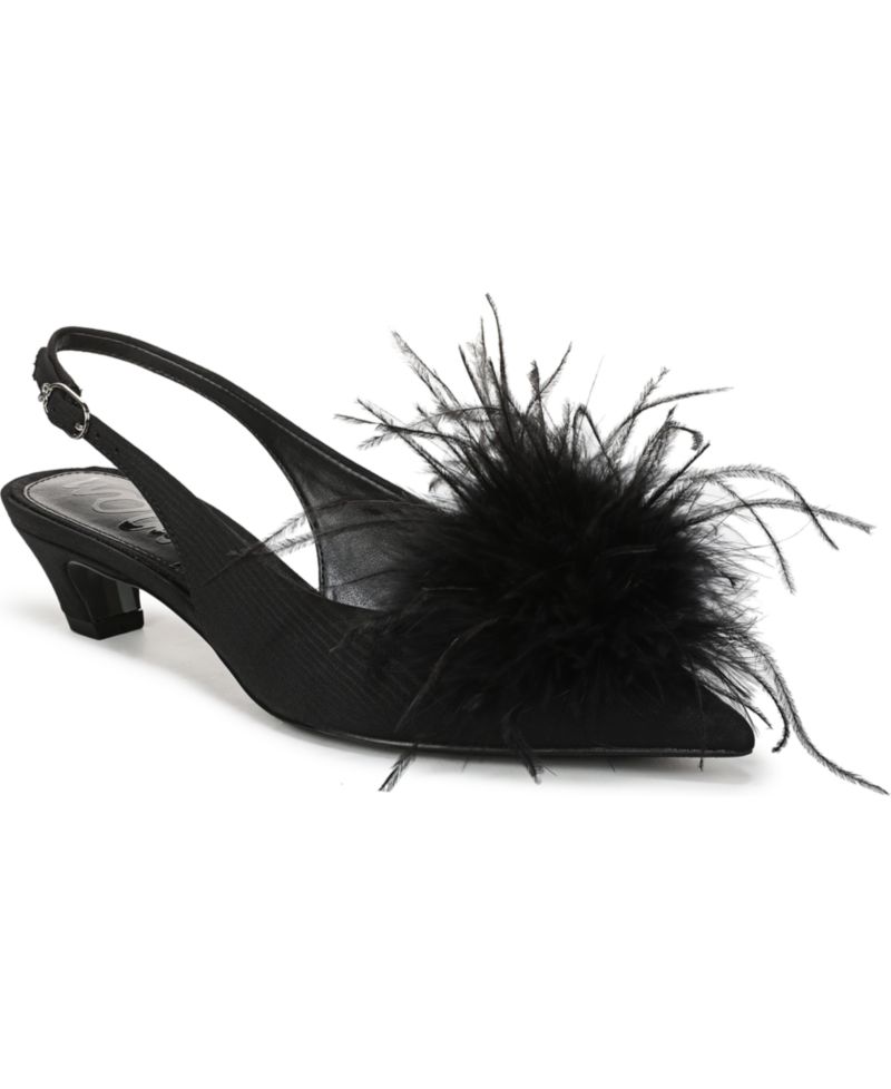 Women's Finch Feather Slingback Pumps