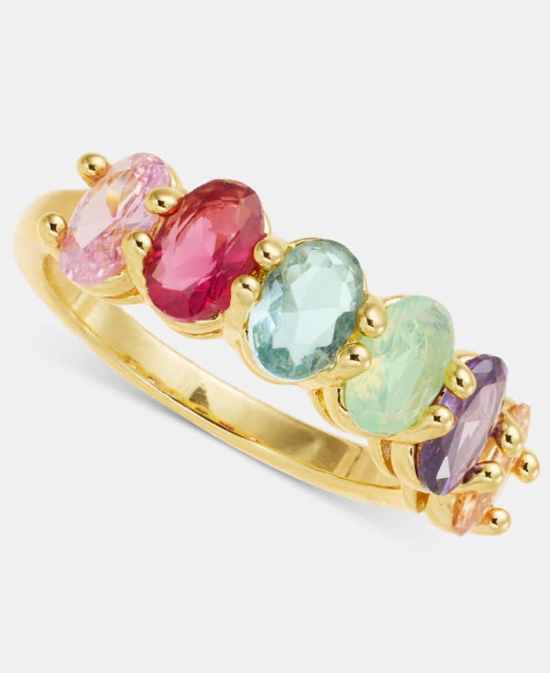 Multicolor Crystal Ring