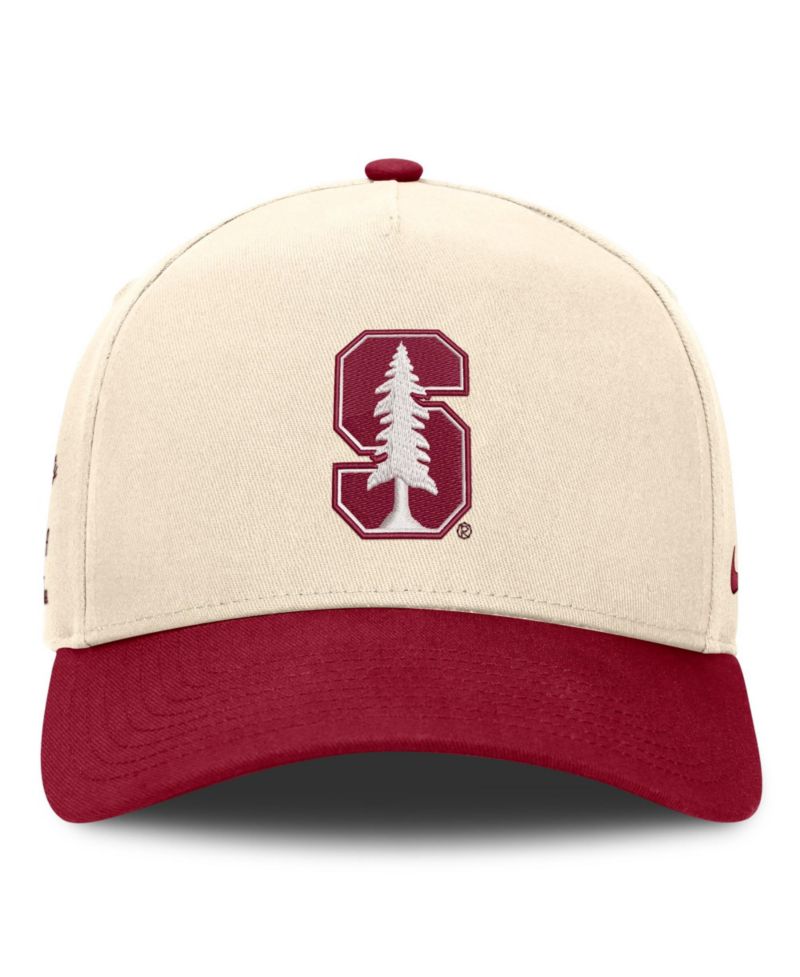 Men's and Women's Natural/Cardinal Stanford Cardinal Campus Prep Rise Adjustable Hat