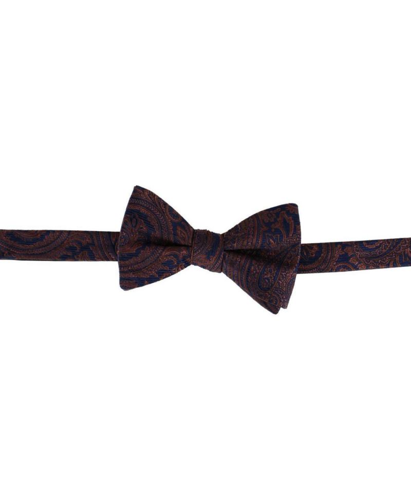 Men's Sobee Paisley Silk Brace and Bow Tie Set