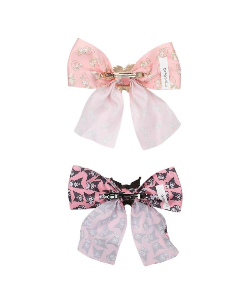 and Kuromi 2-Piece Hair Clip Bows