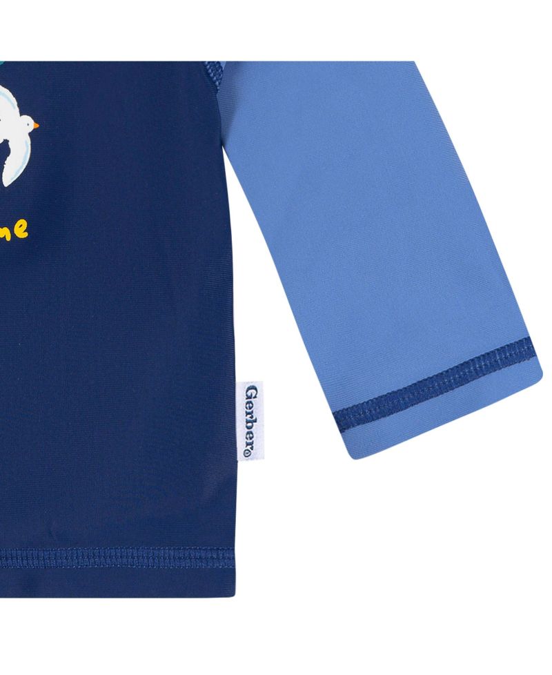 Baby Boys 2-Piece Rash guard and Trunks Set